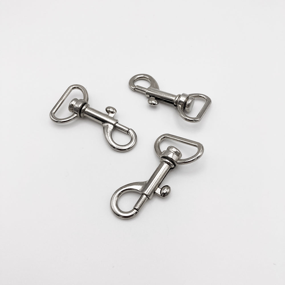 Silver Metal Swivel Hooks
