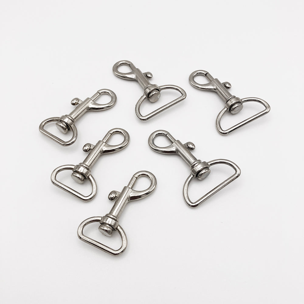 Silver Metal Swivel Hooks
