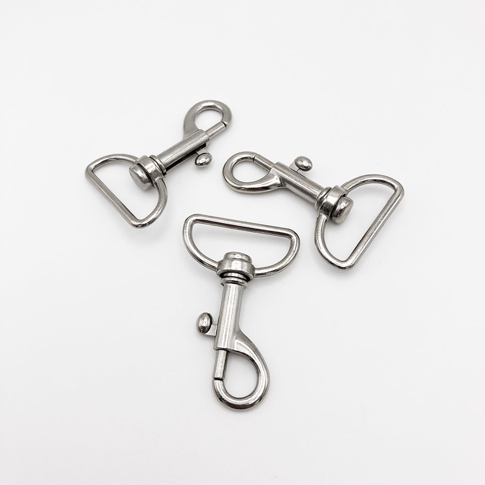 Silver Metal Swivel Hooks