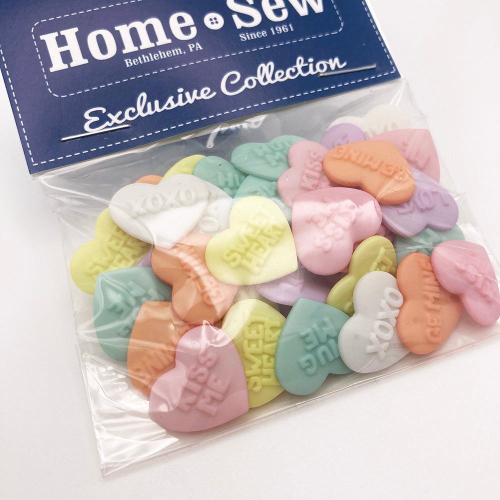Valentines Candy Buttons