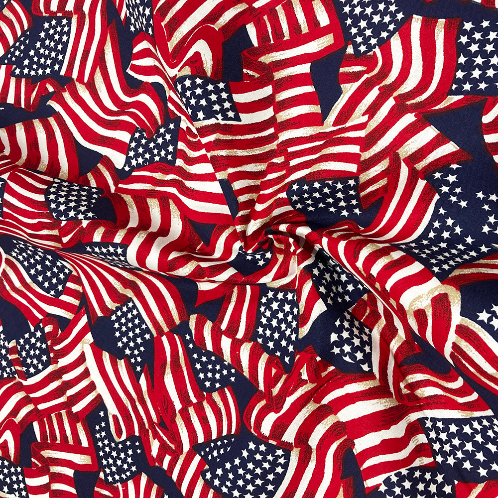 Cotton Patriotic Prints - Bolds