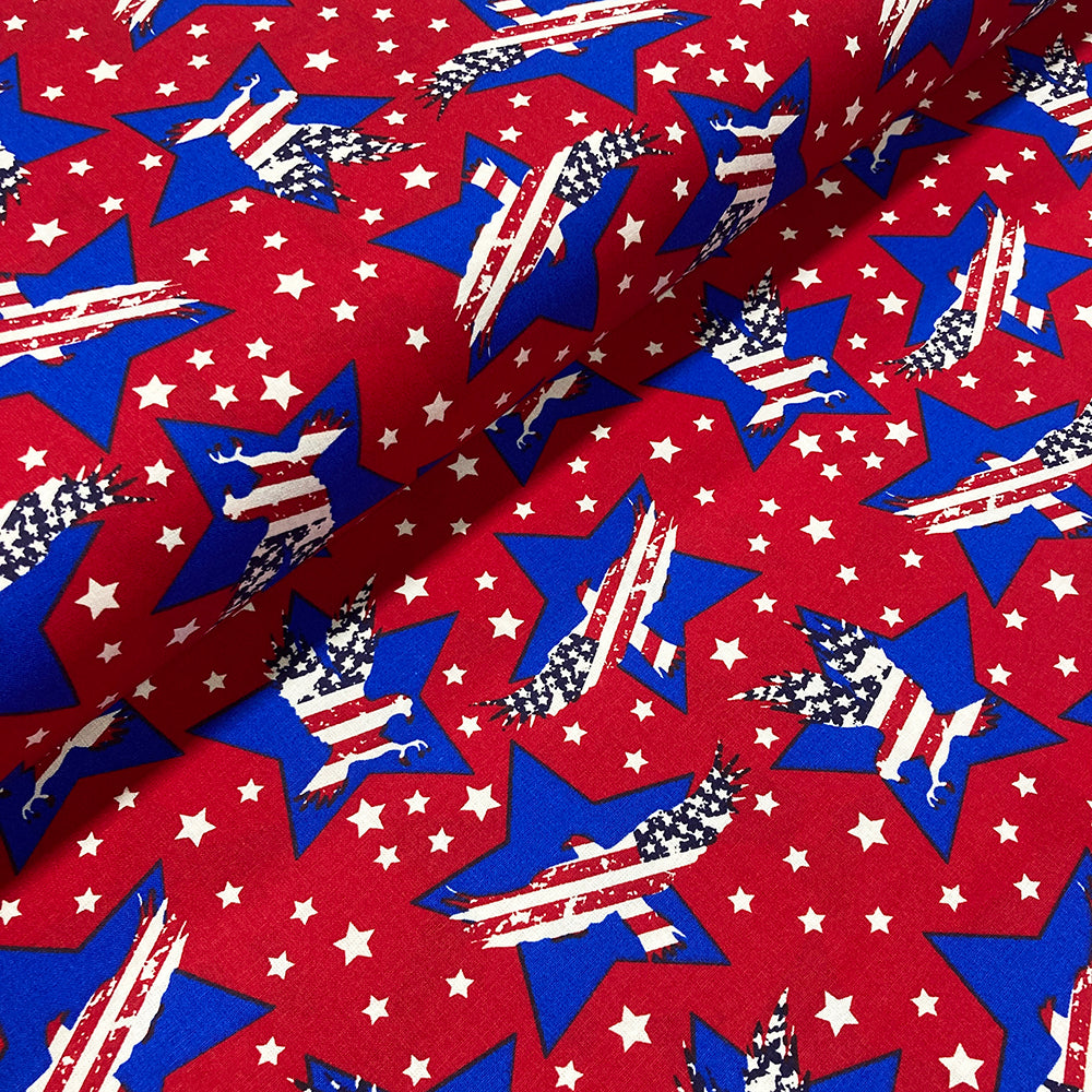 Cotton Patriotic Prints - Bolds