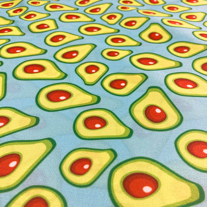 Water Repellent Fabric - Avocado Print
