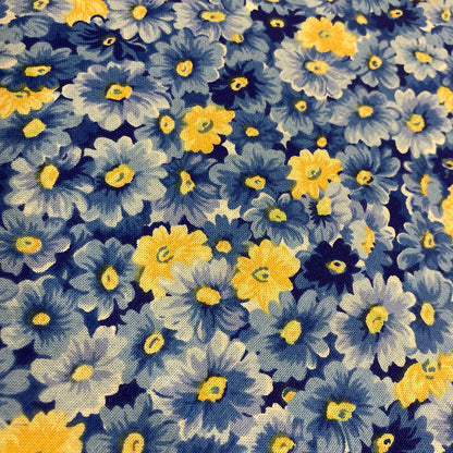 Blue and Yellow Floral