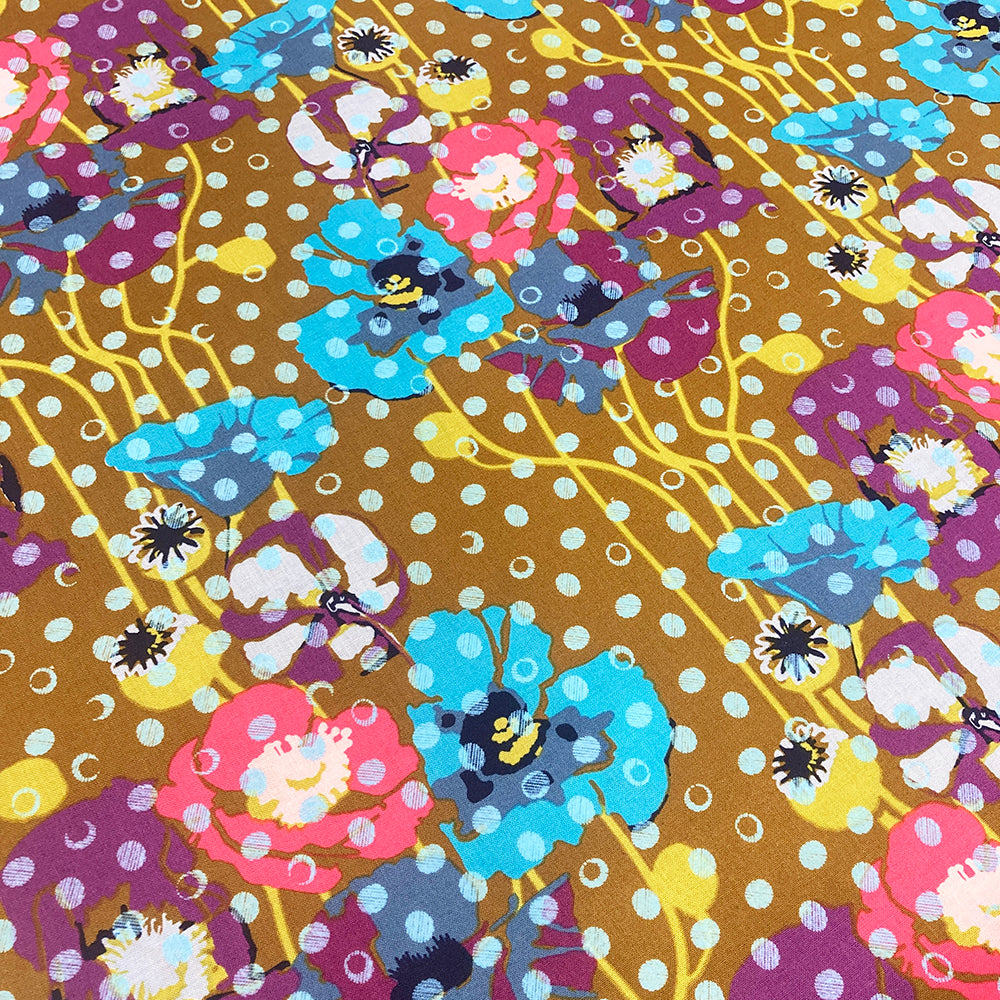 Raindrops & Poppies Fabric