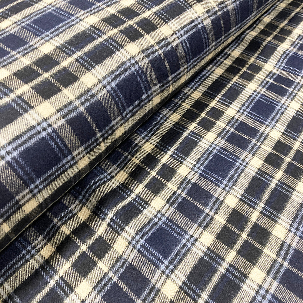 Black & Blue Plaid Flannel