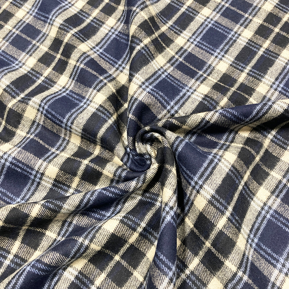 Black & Blue Plaid Flannel