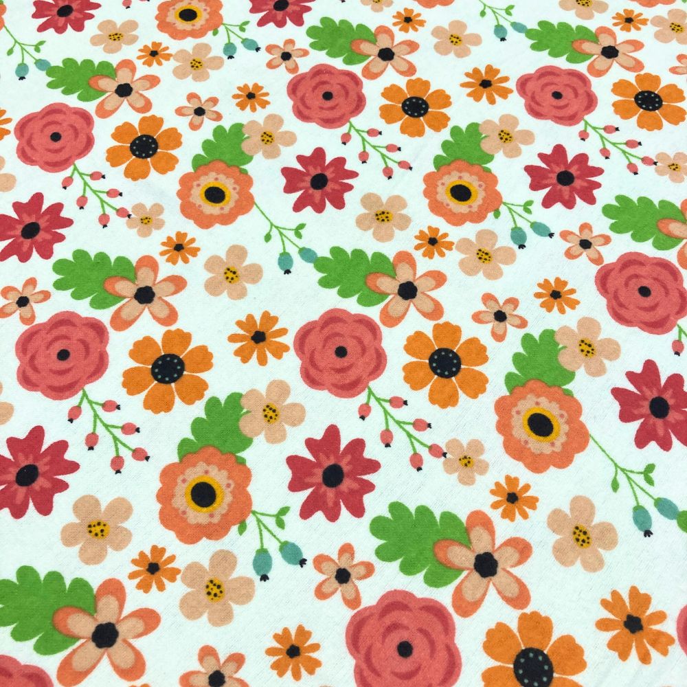 Groovy Floral Flannel