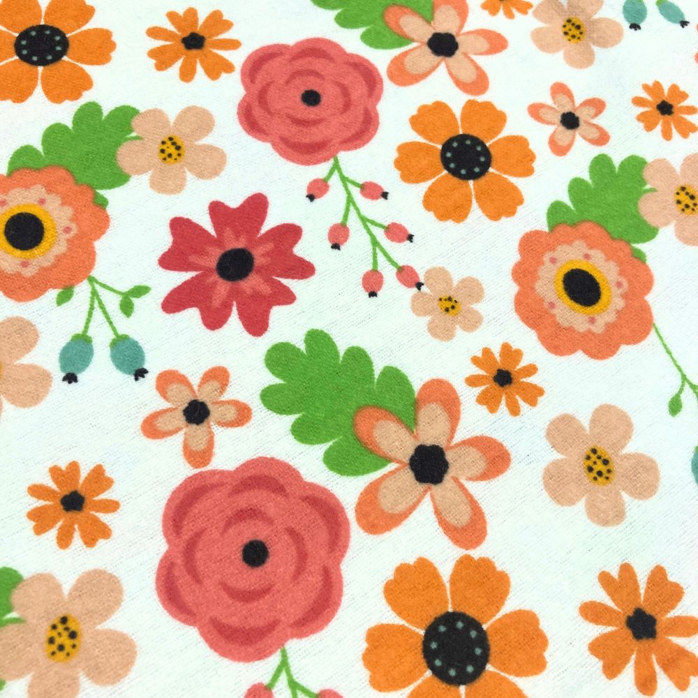 Groovy Floral Flannel