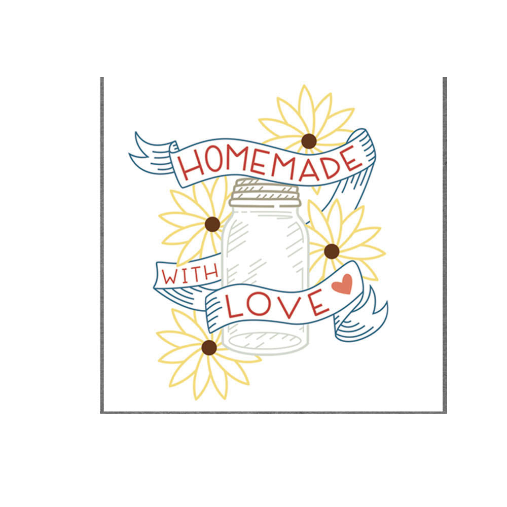 Embroidered Kitchen Towel