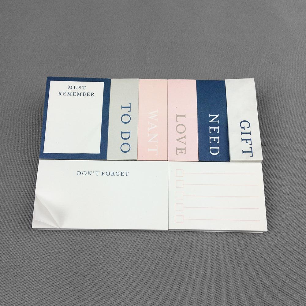 To-Do Sticky Pad Set