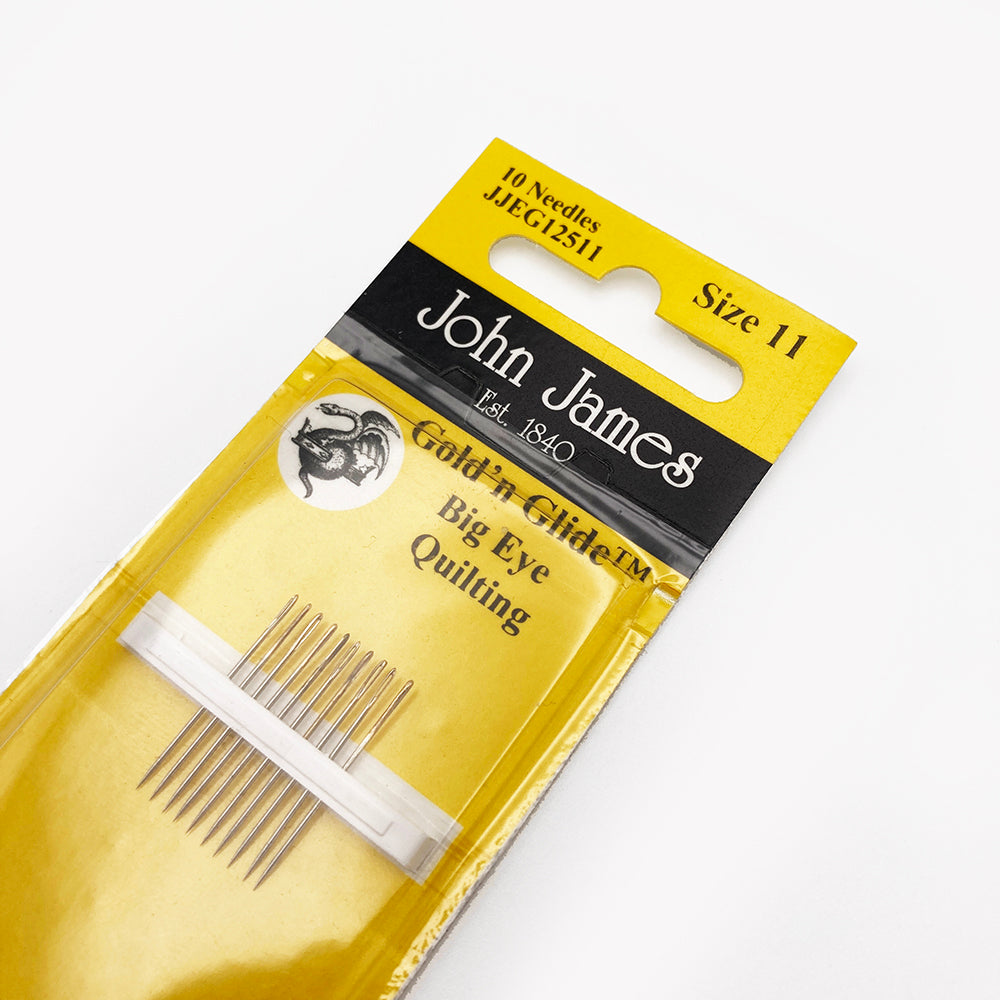 Gold Big Eye Quilting Needles