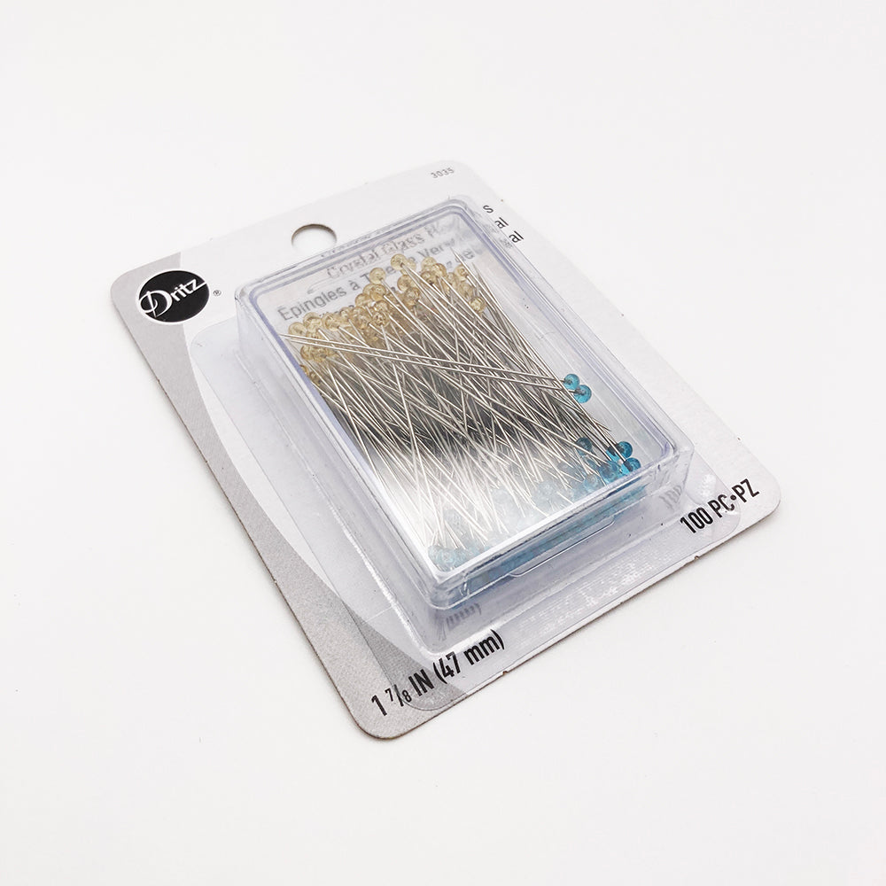Crystal Glass Head Pins