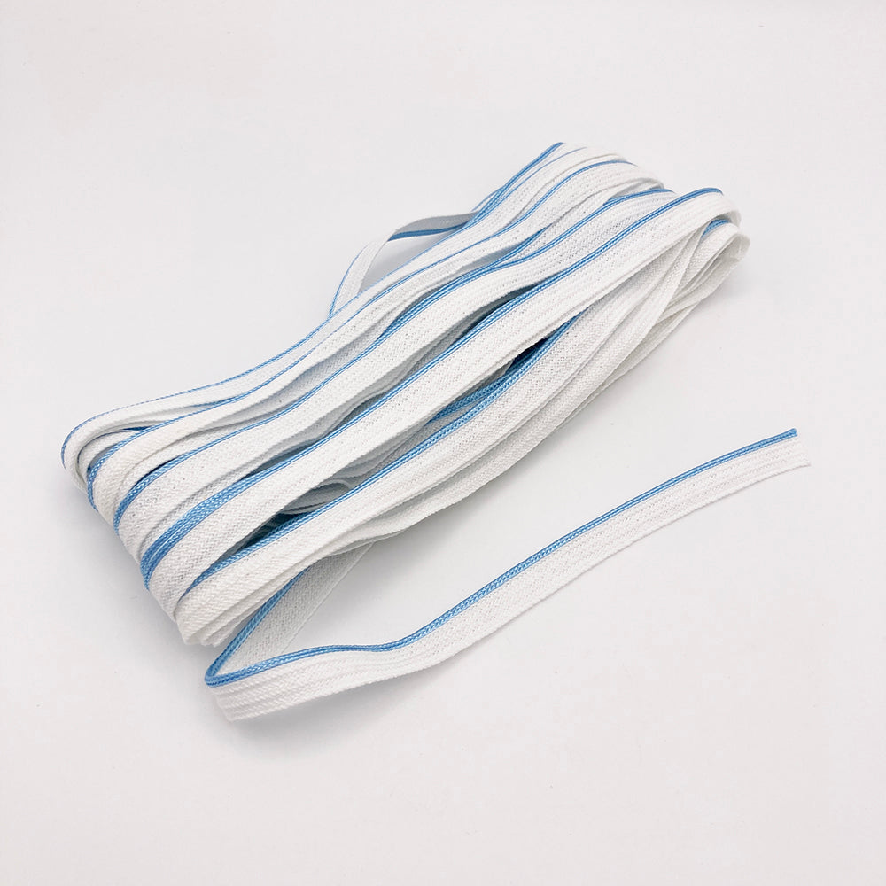 Blue Piped Edging