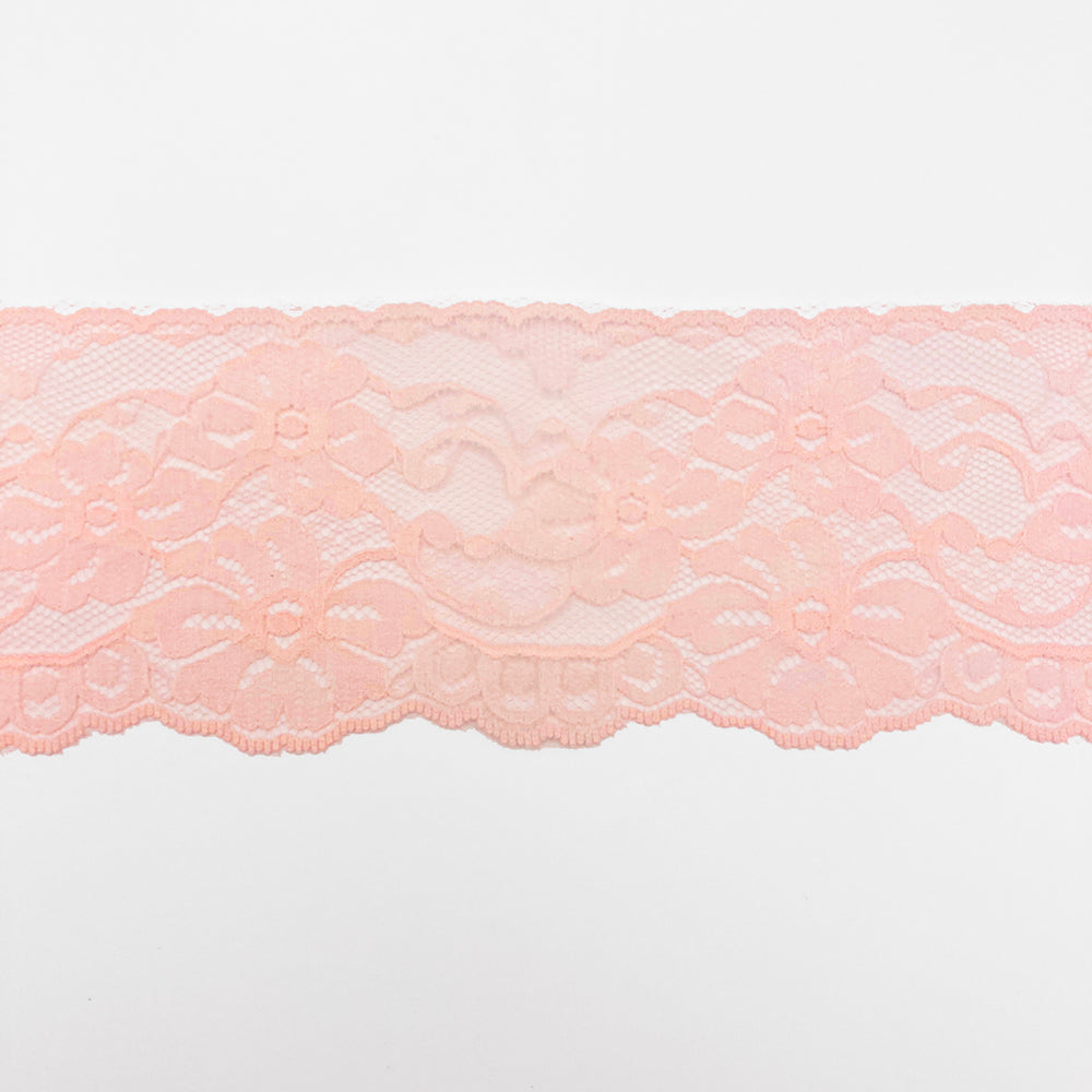 3-1/8" Peach Lace