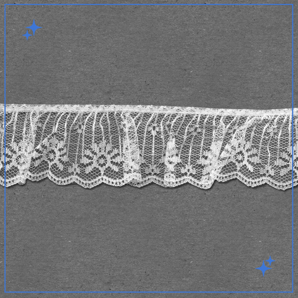 1 7/8" White Lace