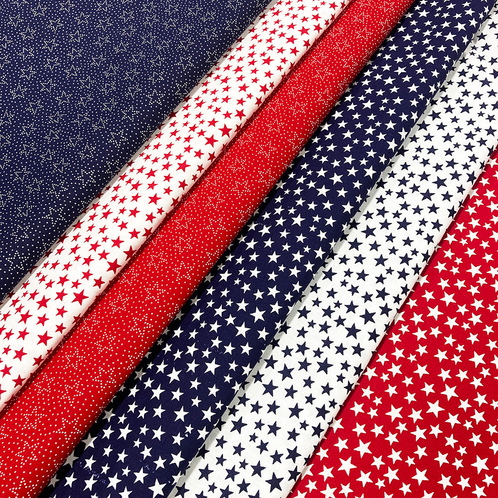 Cotton Patriotic Prints - Stars