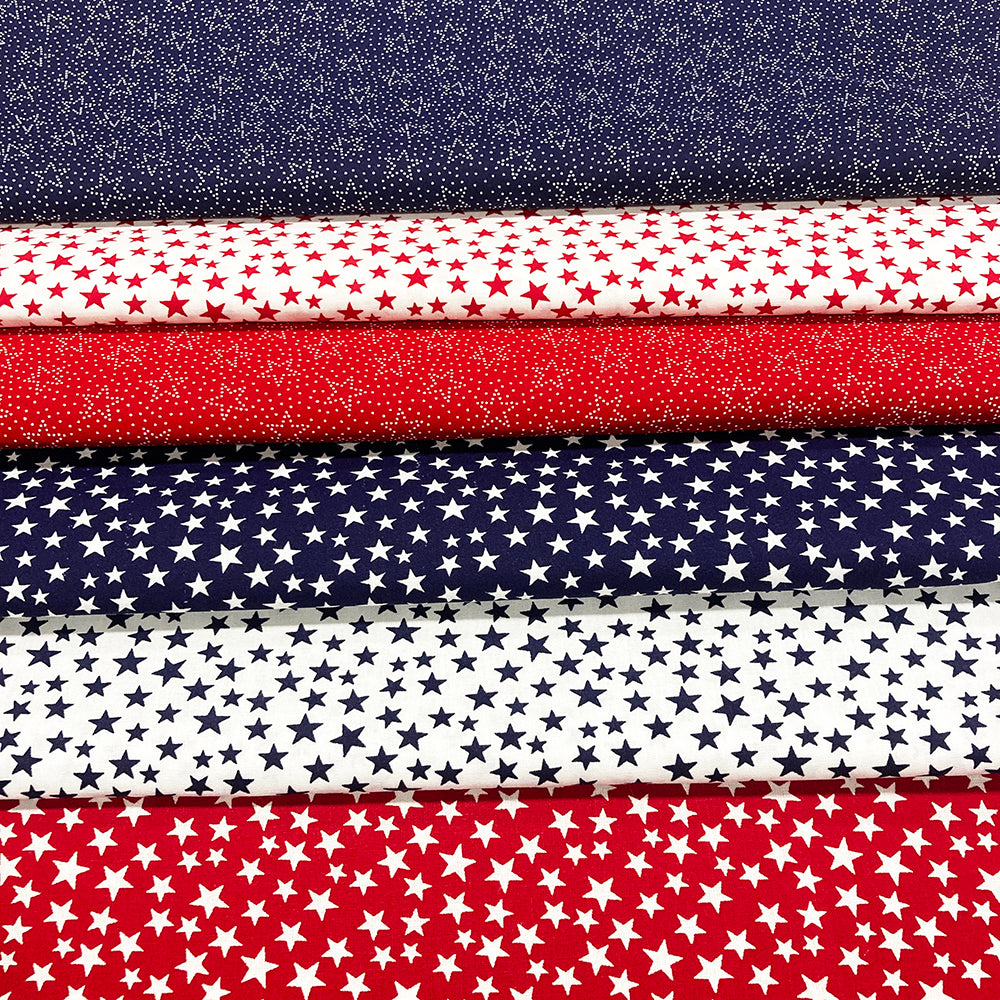 Cotton Patriotic Prints - Stars