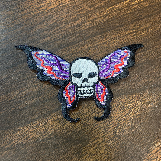 Skull Butterfly Applique