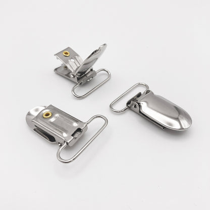 Nickel Suspender Clips