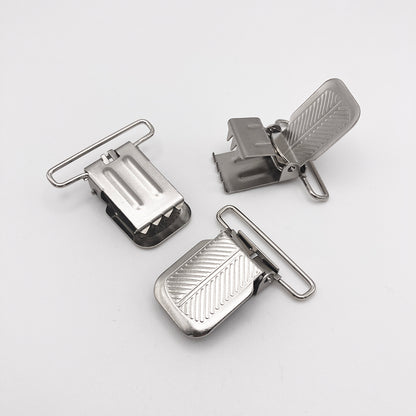 Tooled Nickel Suspender Clips