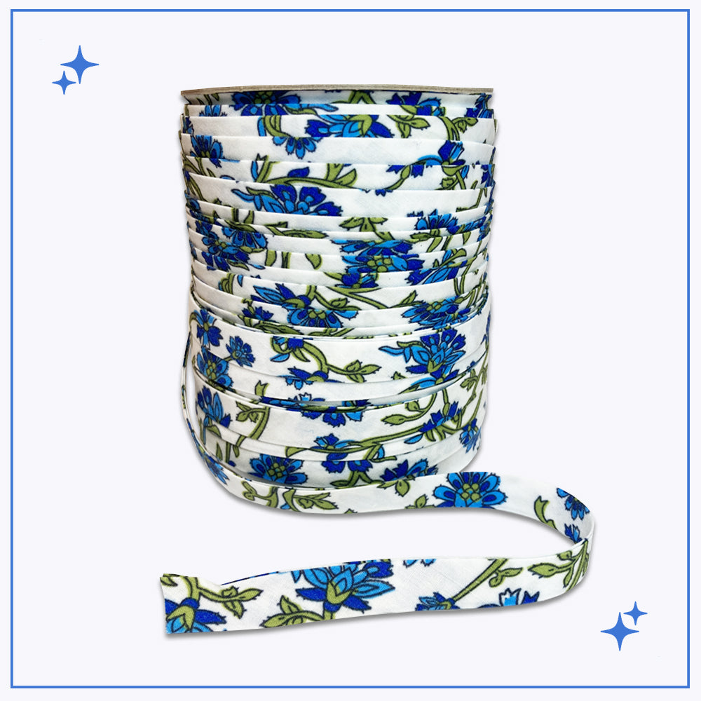 Floral Print Bias Tape