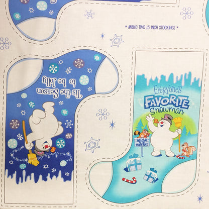 Frosty the Snowman Stocking Panel