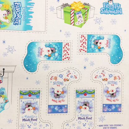 Frosty the Snowman Stocking Panel