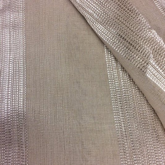 120" Taupe Drapery Sheer Fabric