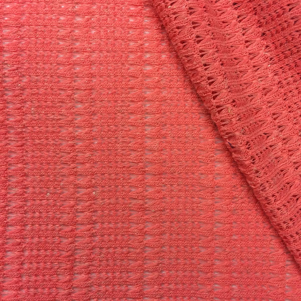 60" Coral Fancy Fabric