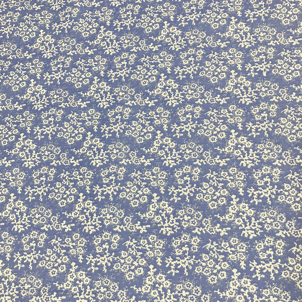 Cotton Calico Fabric - Light Blue