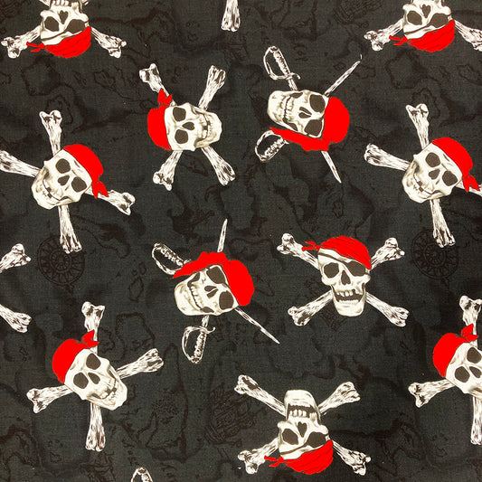 Skull & Crossbones Fabric