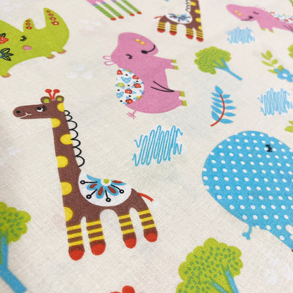 Whimsical Nursery Animal Fabric