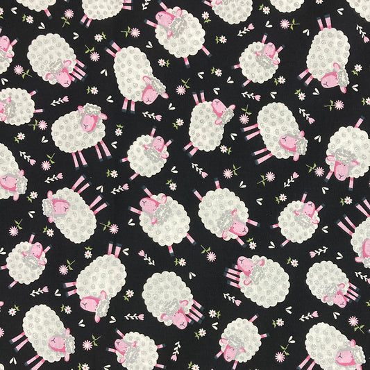 Playful Sheep Fabric