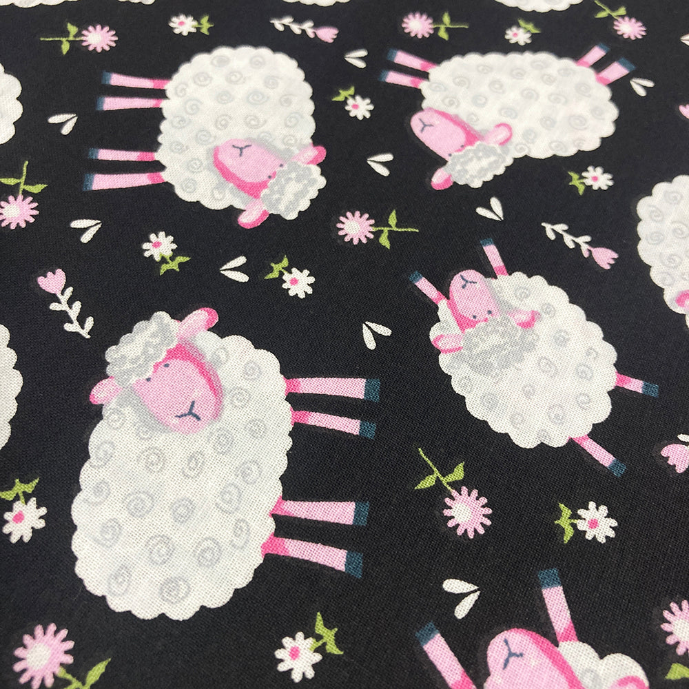 Playful Sheep Fabric