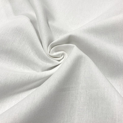 65" White Oxford Fabric