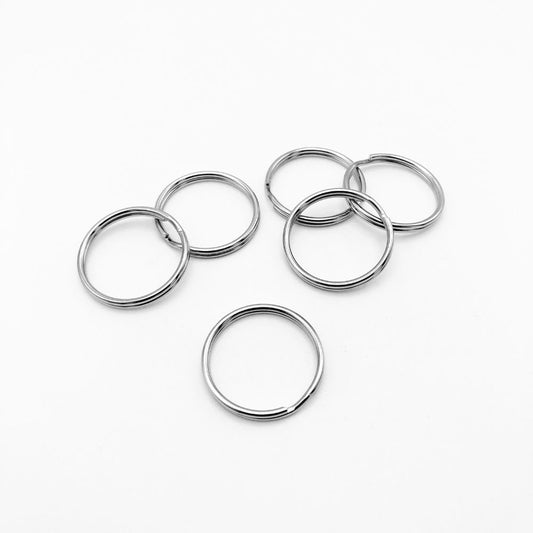 1" Steel Split Keyrings