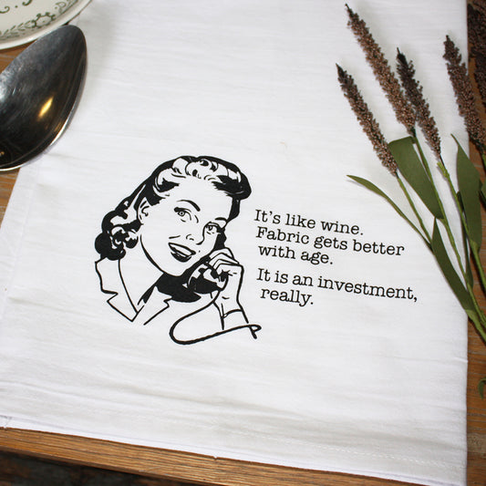 Screen Printed Kitchen Towel