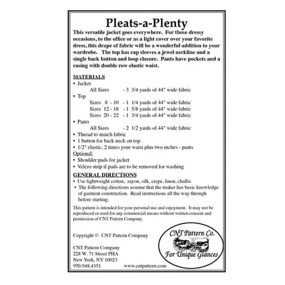 Pleats-A-Plenty Pattern