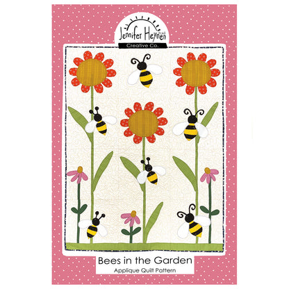 Bees in the Garden Applique Quilt Pattern