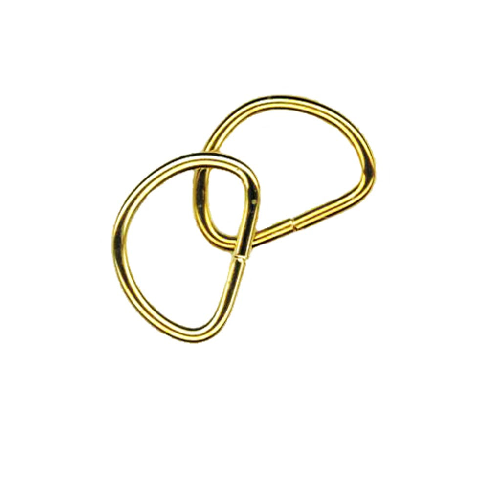 Gold Metal D-Rings