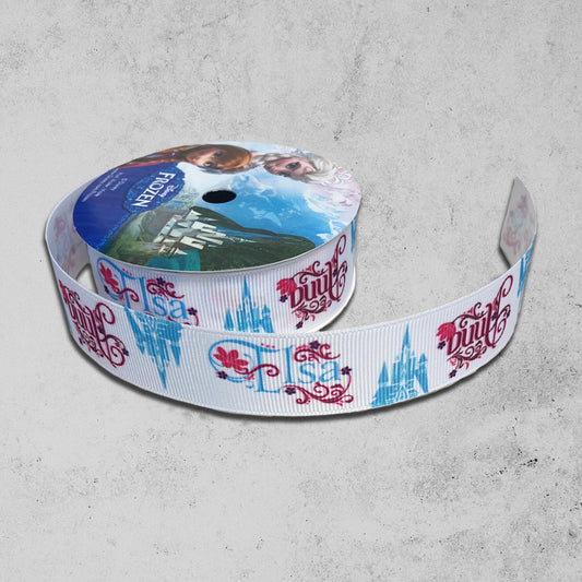 Frozen Name Print Ribbon (3yd)