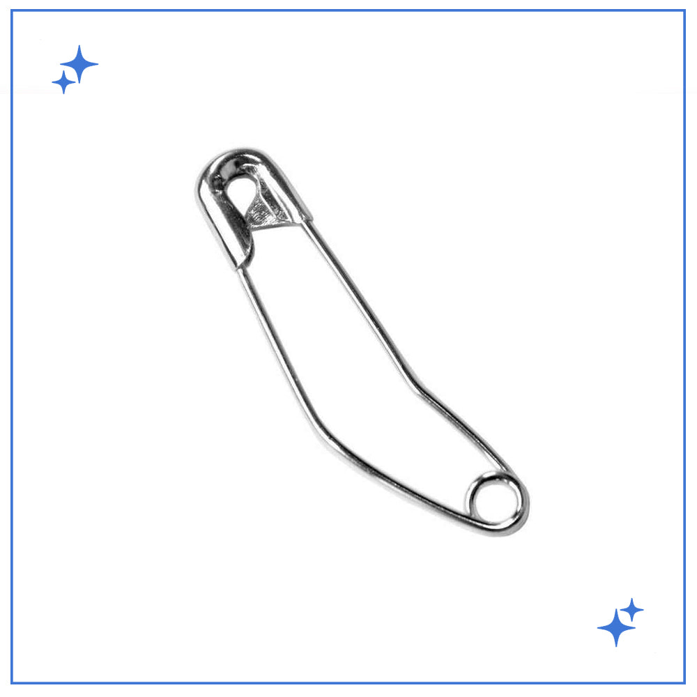 Bulk Safety Pins - Curved Quilting