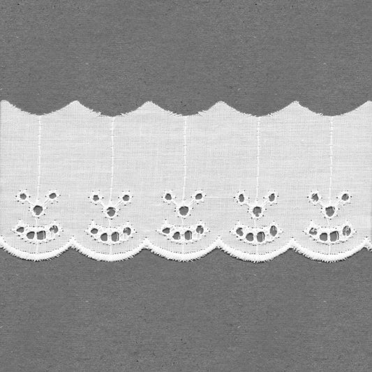 2" White Eyelet