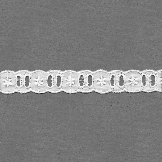 1/2" White Beading Eyelet