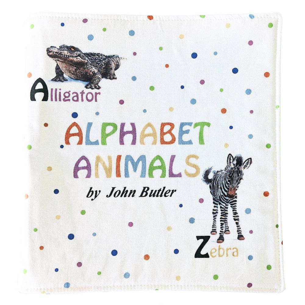 Alphabet Animals Fabric Book Panel