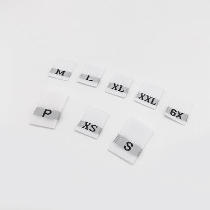 Adult Size Labels (Letters)